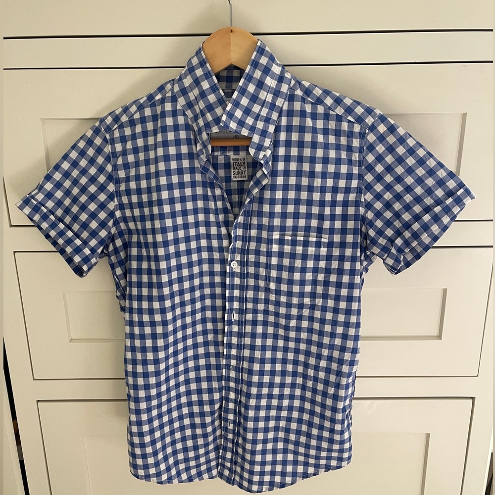 Frank & Eileen plaid short sleeve button up